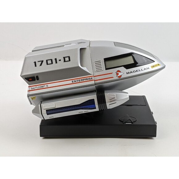 Star Trek Enterprise Magellan Shuttlecraft Radio Alarm Clock Works - Picture 3 of 13